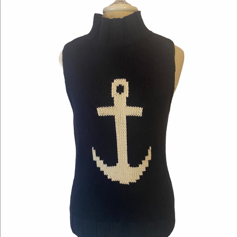 Vintage Tommy Hilfiger Sleeveless Anchor Sweater